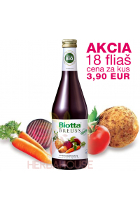 Obrázok pre Biotta Breuss Bio 500ml 18 flias