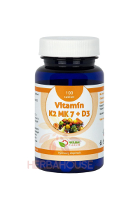 Obrázok pre Natural Pharm Vitamín K2 MK7+D3 tablety 100ks