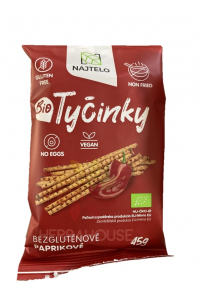 Obrázok pre Najtelo BIO bezlepkové tyčinky s paprikovou príchuťou 45g