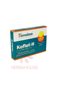 Obrázok pre Himalaya Koflet-H Lemon Bylinné pastilky s medom (12ks)