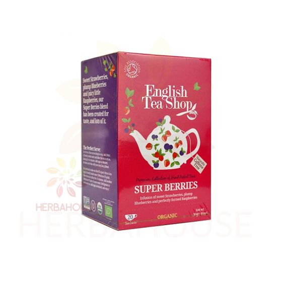 Obrázok pre English Tea Shop Bio bobuľový čaj porciovaný (20ks)