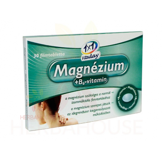 Obrázok pre 1x1 Vitaday Magnezium B6 tablety (30ks)