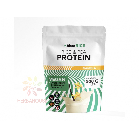 Obrázok pre AbsoRice Vegan Proteinový prášok - vanilka (500g)