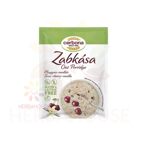Obrázok pre Cerbona Bezlepková Ovsená kaša višňa a vanilka (50g)