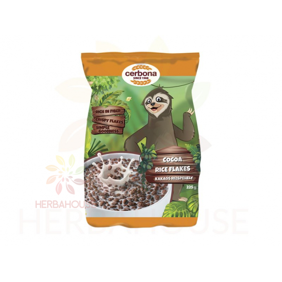 Obrázok pre Cerbona Kakaové ryžové lupienky (225g)