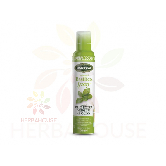 Obrázok pre Mantova Bazalkový extra panenský olivový olej - spray (200ml)