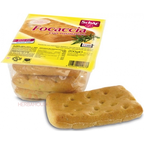 Obrázok pre Schär Focaccia bezgluténové pečivo s rozmarínom (200g)
