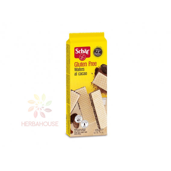 Obrázok pre Schär Wafers bezlepkové oblátky s kakaovou náplňou (125g)