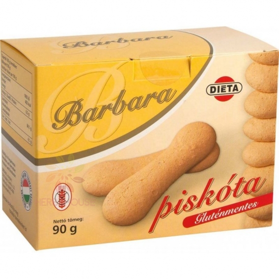 Obrázok pre Barbara Detské bezlepkové piškóty (90g)