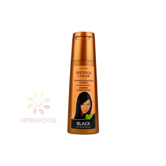 Obrázok pre Venita ​Henna Color Shampoo, šampón na čierne a tmavé vlasy (250ml)