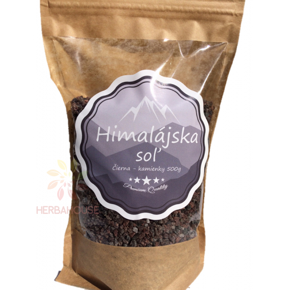 Obrázok pre Najtelo Kala Namak Čierna himalájska soľ kamienky 500g
