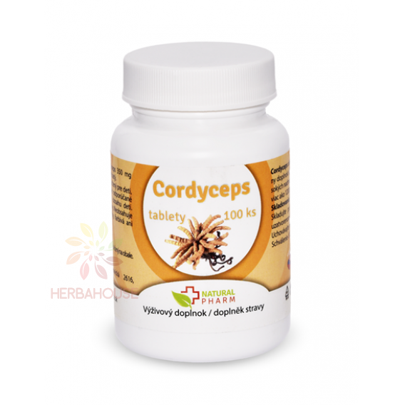 Obrázok pre Cordyceps 100 tabliet