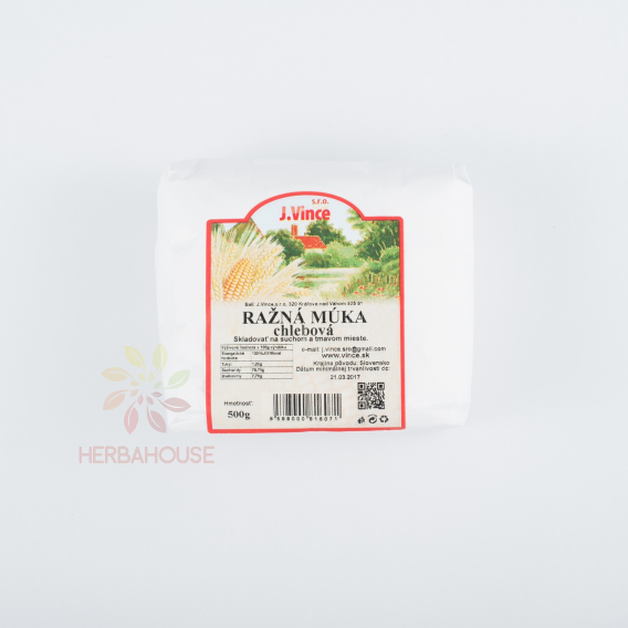 Obrázok pre Ražná múka chlebová 500g Vince