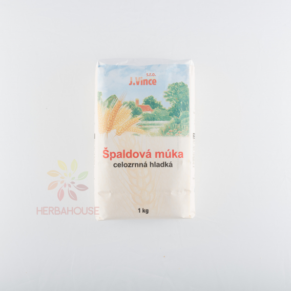 Obrázok pre VINCE Špaldová celozrnná múka hladká 1kg
