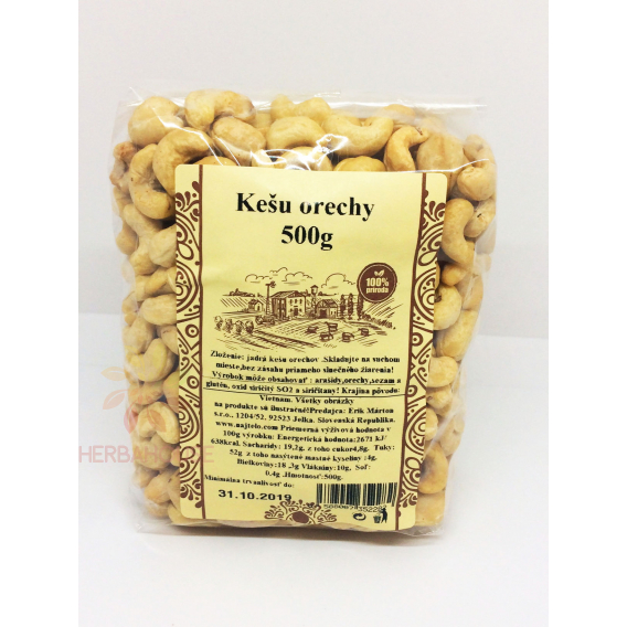Obrázok pre Najtelo kešu celé 500g