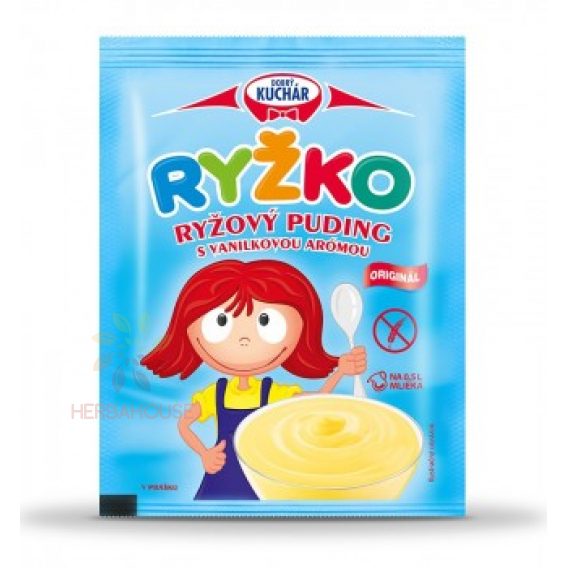 Obrázok pre RYŽOVÝ PUDING V PRÁŠKU S VANILKOVOU ARÓMOU 50g