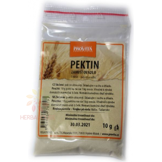 Obrázok pre Pektin citrusový 10g PROVITA