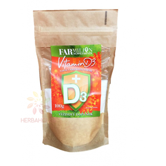 Obrázok pre Najtelo vitamín D3 práškový nápoj 100g