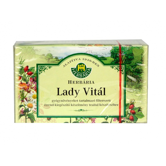Obrázok pre Herbária Lady Vitál porciovaný čaj (20ks)