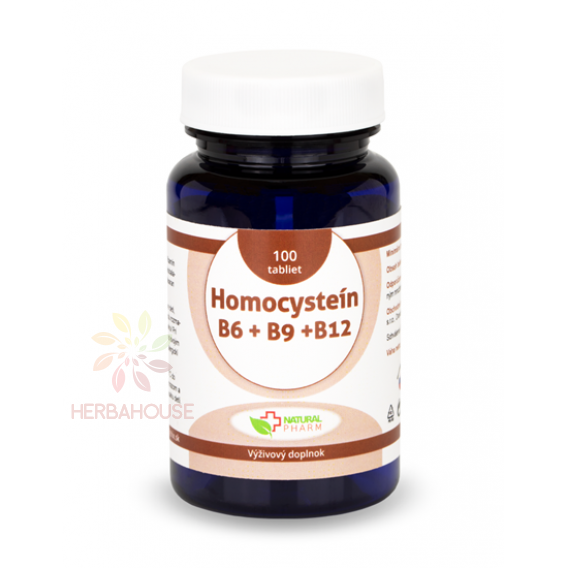 Obrázok pre Natural Pharm Homocysteín B6 + B9 + B12 100 tabliet