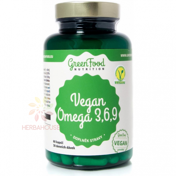 Obrázok pre GreenFood Vegan Omega 3,6,9 60 kapslí