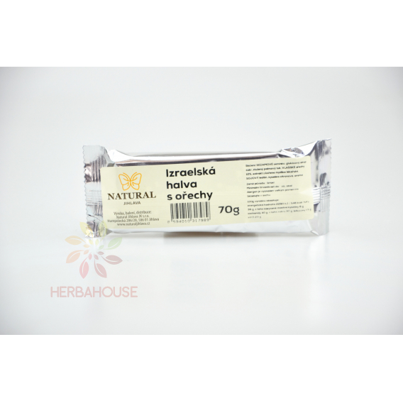 Obrázok pre Natural Jihlava Chalva Izrael Natural Orechová Chalva 70 g