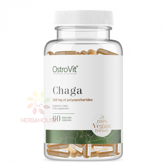 Obrázok pre OstroVit Chaga VEGE 60 kapsúl
