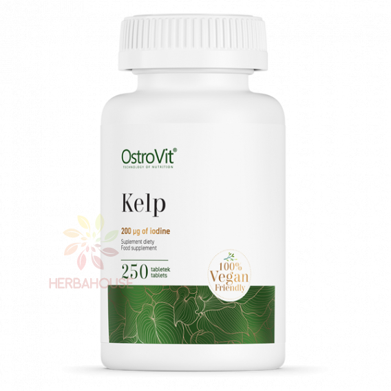 Obrázok pre Ostrovit Jód extrakt z kelpu 250 tabliet (200 mcg jódu/tab)