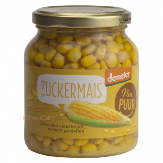 Obrázok pre Nur puur sladká kukurica v skle 350g
