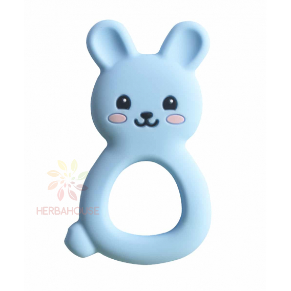 Obrázok pre Martons hryzátko z potravinárského silikónu BUNNY - Light blue