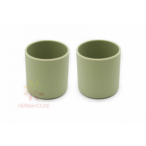 Obrázok pre Martons silikónový pohárik 2ks Olive green
