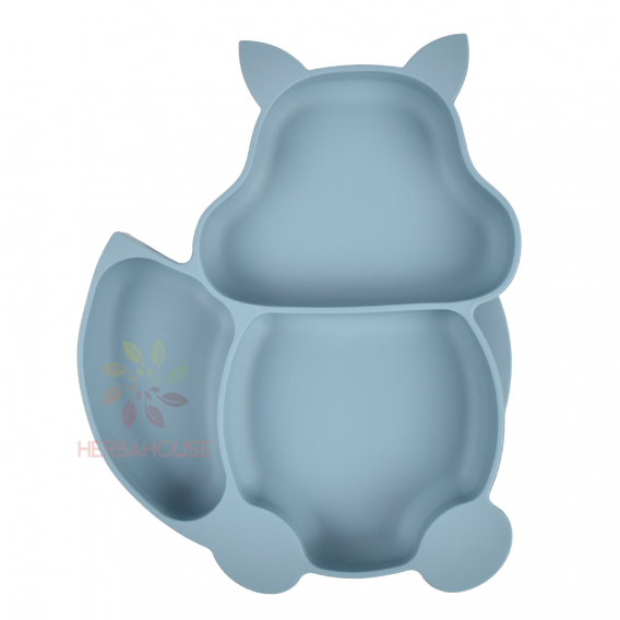 Obrázok pre Martons silikonová miska s prísavkou Squirrel - Dusty blue