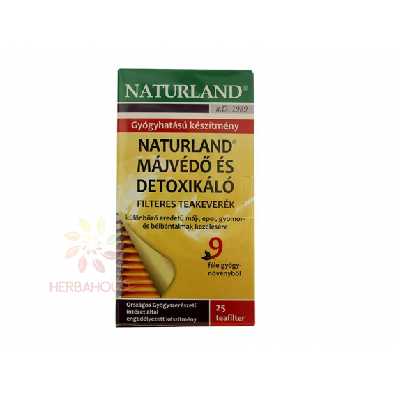Obrázok pre Naturland Porciovaný čaj na pečeň a detoxikáciu (25ks)