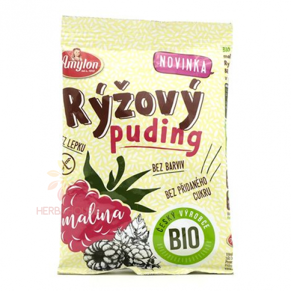 Obrázok pre Amylon Puding ryžový malina BIO 40g