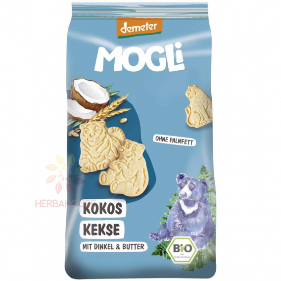 Obrázok pre Mogli maslové sušienky so špaldou a kokosom Demeter BIO 125g