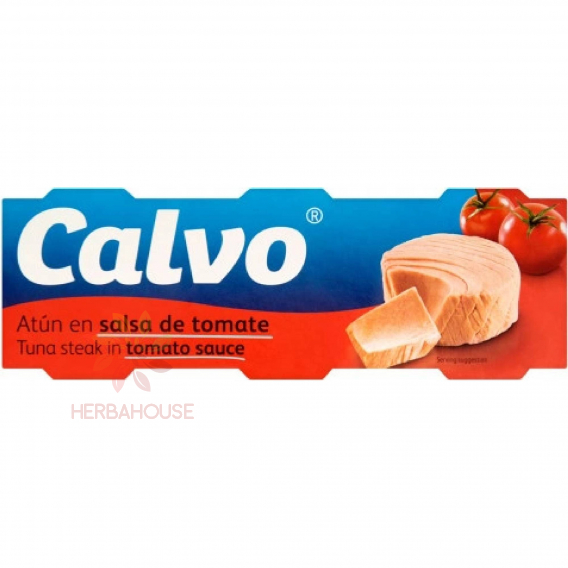 Obrázok pre Calvo Tuniak v paradajkovej omáčke 3 x 80 g
