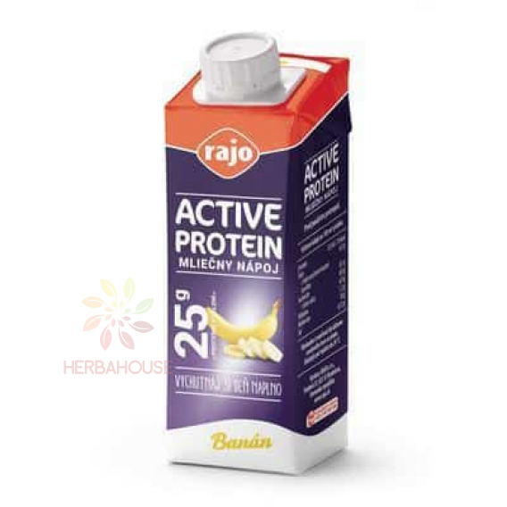 Obrázok pre Rajo Active Protein nápoj Banán 250 ml