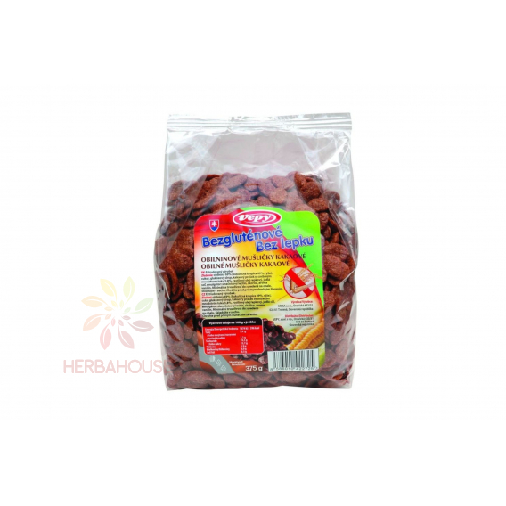 Obrázok pre Vepy Obilninové mušličky kakaové 375 g