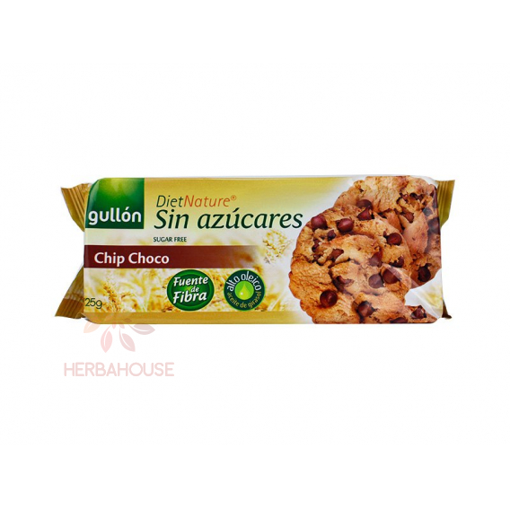 Obrázok pre Gullón Sušienky s kúskami čokolády bez cukru so sladidlom (125g)