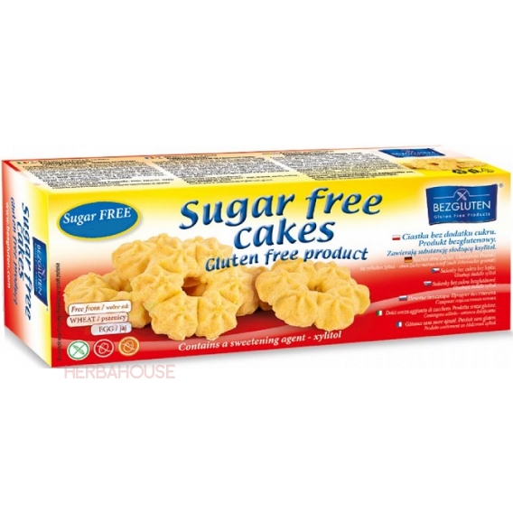 Obrázok pre Bezgluten Bezlepkové sušienky bez cukru (130g)