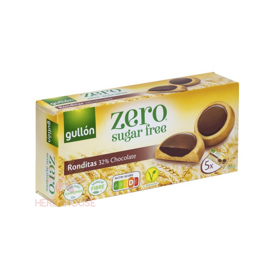 Obrázok pre Gullón Ronditas sušienky s čokoládou bez cukru (186g)