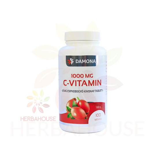 Obrázok pre Damona Vitamín C + Šípka tablety (100ks)