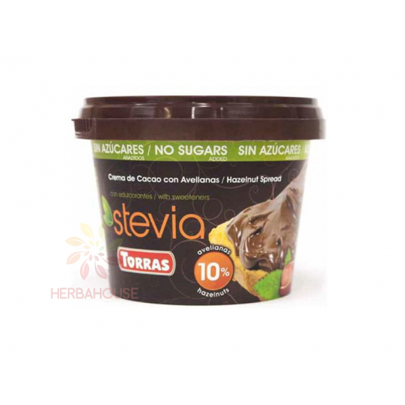 Obrázok pre Torras Kakaový krém s lieskovými orieškami bez cukru (200g)