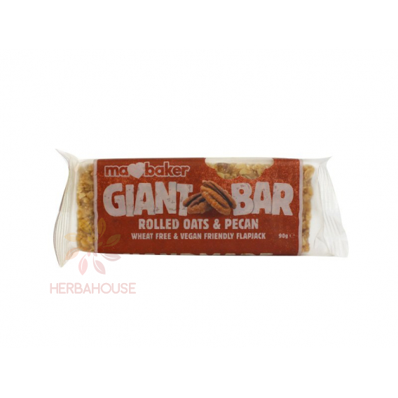Obrázok pre Ma Baker Giant bar Obria Ovsená tyčinka pekanový orech (90g)