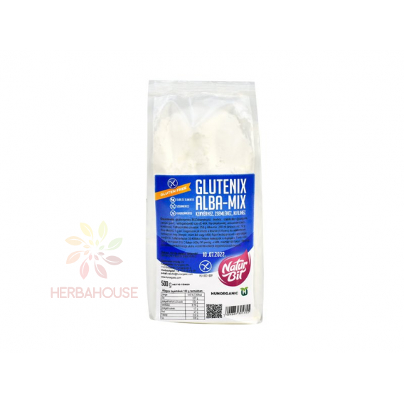 Obrázok pre Naturbit Alba-Mix Bezlepková múčna zmes na prípravu chleba (500g)