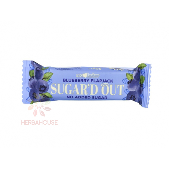 Obrázok pre Ma Baker Sugar'd Out Ovsená tyčinka čučoriedková (50g)