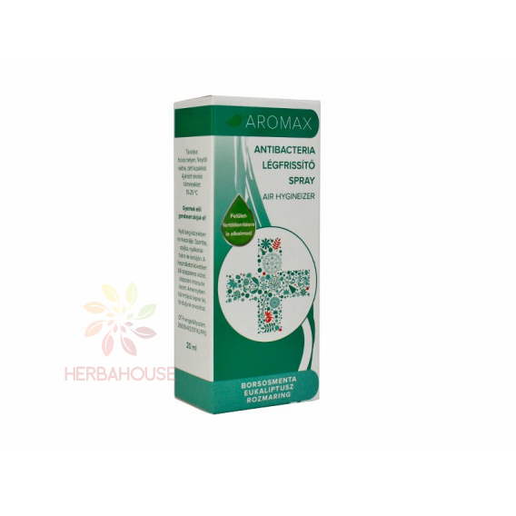 Obrázok pre Aromax Antibacteria Osviežovač vzduchu v spreji Mäta pieporná, Eukalyptus, Rozmarín (20ml)