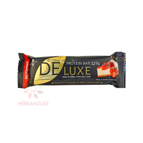 Obrázok pre Nutrend Deluxe Proteínová tyčinka jahodový cheesecake (60g)