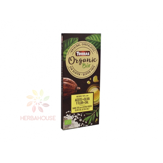 Obrázok pre Torras Bio Bezlepková Tmavá čokoláda 100% kakaa (100g)