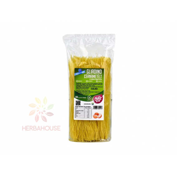 Obrázok pre Naturbit Gliadino Bezlepkové 6 vaječné cestoviny niťovky (200g)